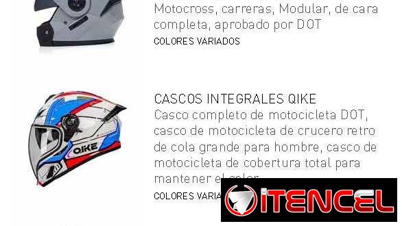 Casco semintegral