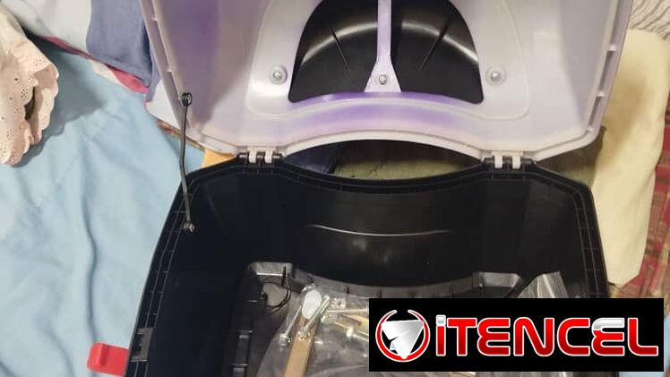 Cajón trasero para motos