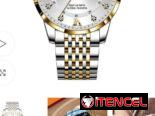 Reloj de hombre de acero inoxidable poedagar