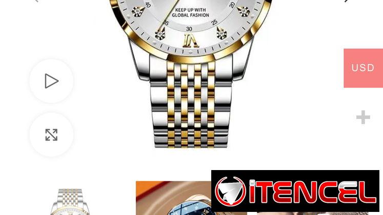 Reloj de hombre de acero inoxidable poedagar