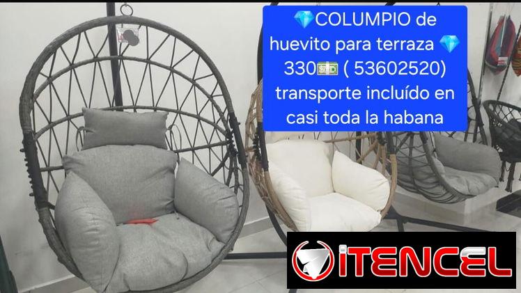 💎COLUMPIO de huevito para terraza , transporte incluído en casi toda la habana