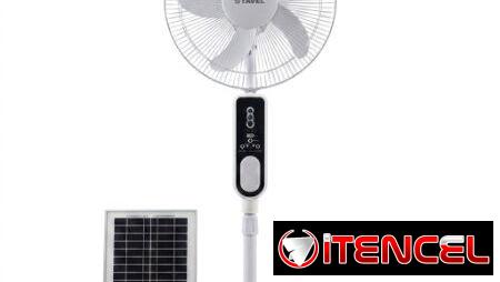 📦. VENTILADOR SOLAR RECARGABLE 16″ STAVEL