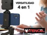 Soporte para grabar 4 en 1, cámaras y teléfonos