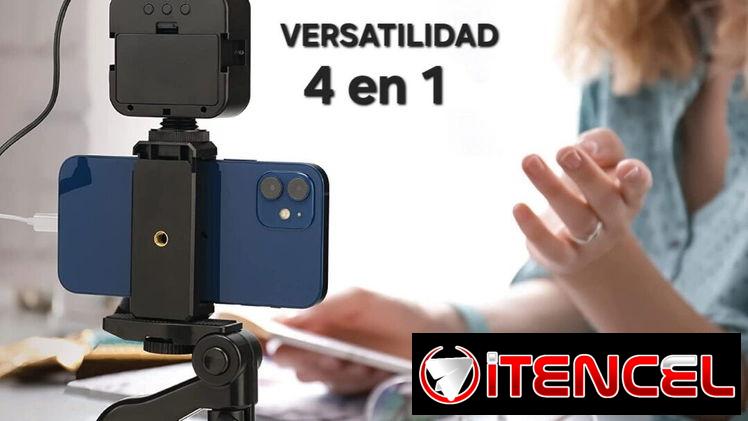Soporte para grabar 4 en 1, cámaras y teléfonos