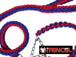 CORREA TRENSADA + COLLAR PARA PERROS 🐕 DOG&CAT 💯
