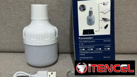 bombillo/lampara led recargable 80w