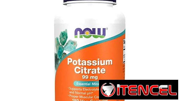 Citrato de potasio 99mg 180 cápsulas