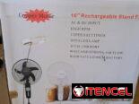 Ventilador Recargable 16 pulgadas de Pedestal Marca Milexus Batería Litihum duración 8 horas en 85 USD Transporte