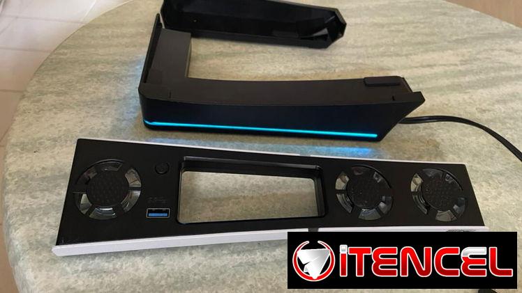 ✨️Bases horizontal  y base de enfriamiento para ps5 slim  25 usd cada una ✨️
