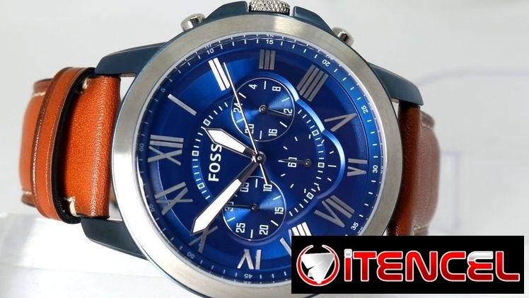 Reloj FOSSIL plataforma GRANT cronógrafo MOD. FS5151 cuarzo japonés caja: 44mm y manillas cuero legítimo, NUEVO EN CAJA.