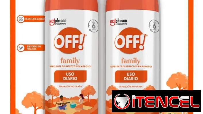 Pack x2 Repelente de Mosquitos en Aerosol OFF Family 170g