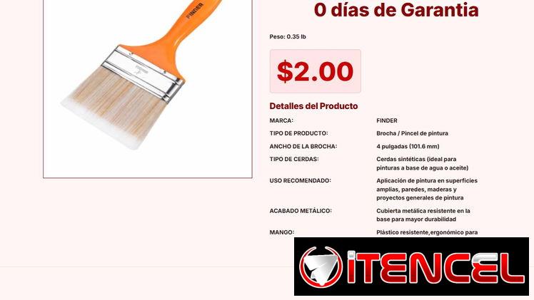 BROCHA PARA PINTAR 4´´/100mm VPT#-0054
