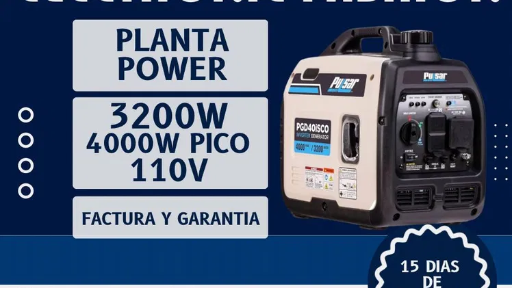 ✅️PLANTA PULSAR 4000W INVERTER SILENCIOSA 400USD ✅️ECO FLOW DELTA MAX 2400W PICO 5000W 2016WH 1200USD TV ROYAL LAVADORAS