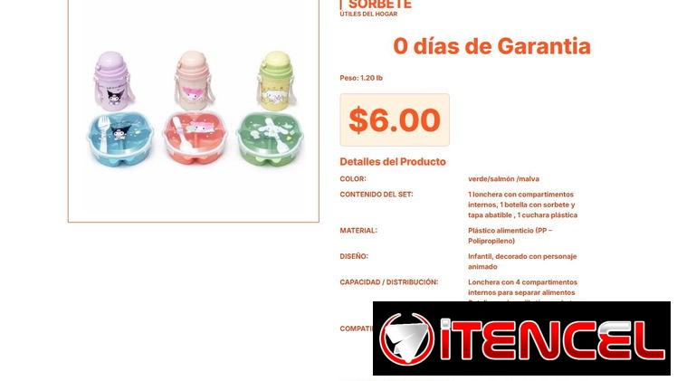 Lo mejor para la merienda es el Set de Lonchera pro hoy mismo ya pro VPT#-0187