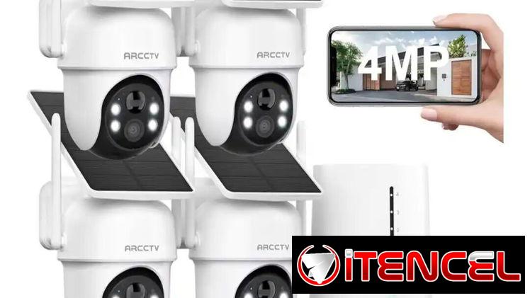📷🌞 Kit de Cámaras de Seguridad Solar 4MP (Inalámbricas)