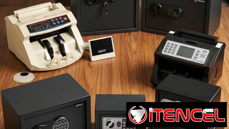 Caja fuerte, máquina de contar dinero