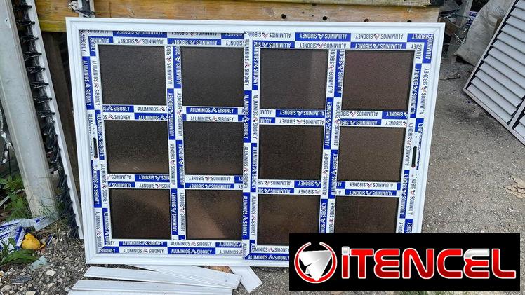 Puertas de aluminio, Paños fijos. Ventanas, ventanales, Closet de espejos,bajos de meseta