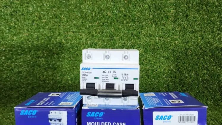 Breaker Trifásico SACO Caja Moldeada 3P 125A