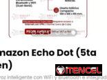 Altavoz inteligente con WiFi y Bluetooth e integrado con Alexa. Amazon Echo Dot (5ta Gen)