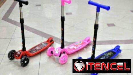 Carriola con luces en las ruedas.. tipo Patinetas