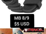 Manillas marca Mijobs para Xiaomi Mi band 5/6/7 y 8/9 Estilo: Casio G-Shock: $5 USD