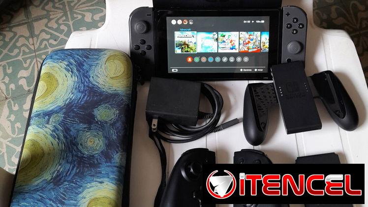 VENDO Nintendo switch Clásica Pirateada 32gb interno y micro Sd 128gb con todos sus accesorios más unos joycon extras