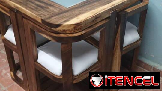 Comedores de madera para lugares pequeños