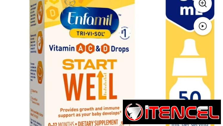 Trivisol (Vitamina ACD) para bebé de 0-12 meses 23 USD
