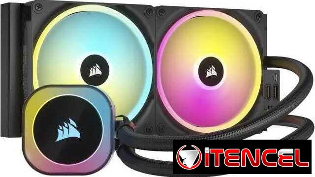 🎮 Líquida Corsair iCUE Link H115i RGB Black 🎮 280mm🔹2xFan🔹Magnetic Dome🔹2000rpm🔹83cfm🔹37dBA🔹XTM70 Paste 📦0km