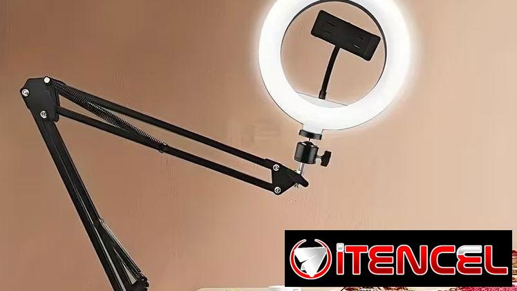 Anillo de Luz LED con Brazo Flexible y Soporte para Teléfono videojuegoshabana.com
