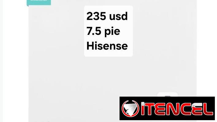 Nevera Hisense 7.5 pie