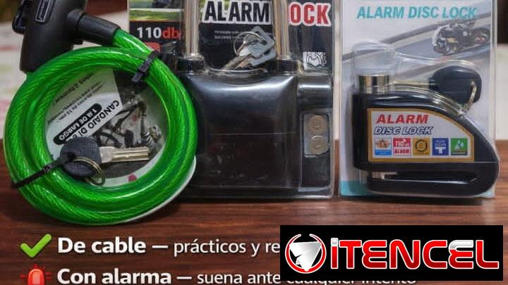 Candados con alarma y sin alarmas