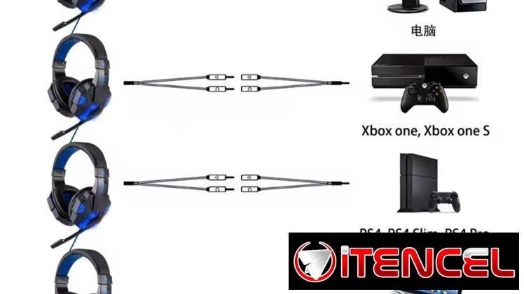 Audifonos cascos gaming. Cascos para gamer. Audifonos con micrófono. Acepto CUP