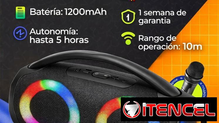 🔊 BOOM 🔊 BOX BOCINA 60W POTENCIA 5 HORAS APROX. DE MÚSICA. TENEMOS MENSAJERÍA CON FACTURA Y GARANTÍA. 📲 54833699