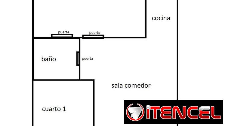 casa de 2 cuartos en san miguel del padron