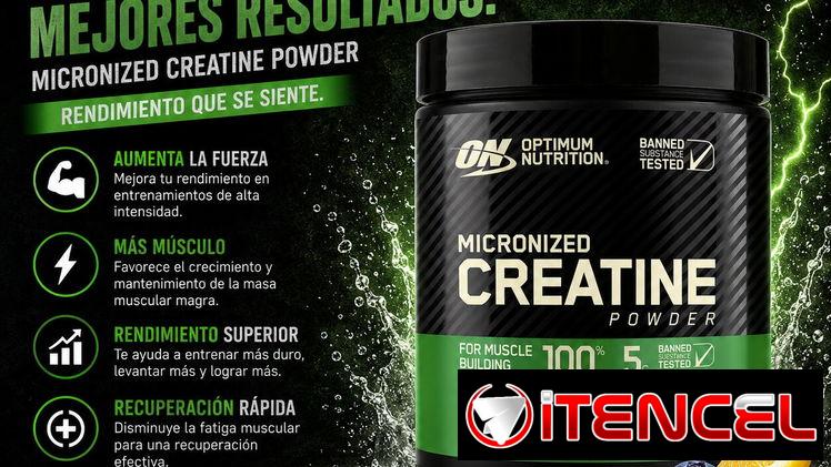 🛒✔Creatina on de sabor 60 Servicios  Rebaja 26USD