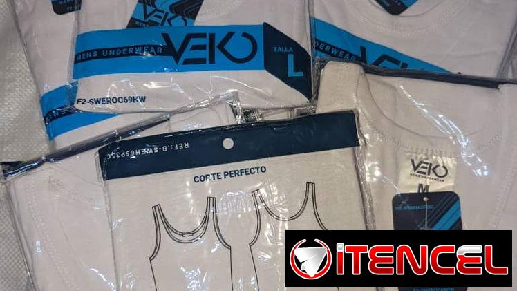 Camisetas blancas de hombre de tela elastizada Talla M y L
