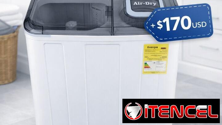 SEMIAUTOMÁTICA – DOBLE TINA / LAVADORA SEMIAUTOMÁTICA MILEXUS 7KG
