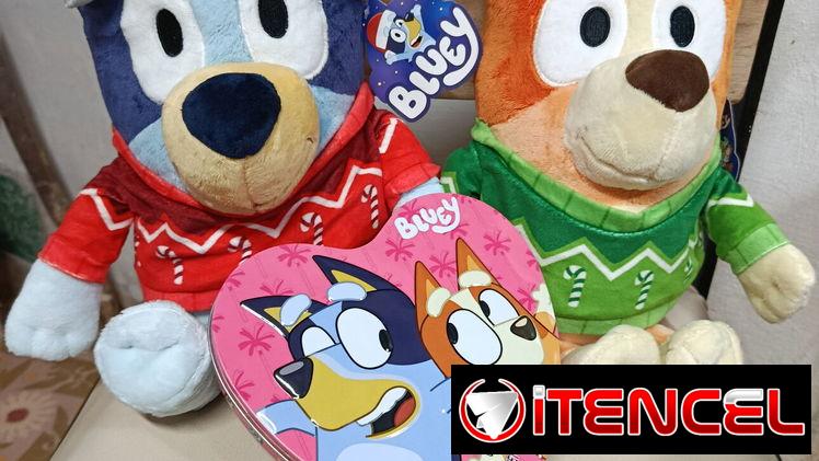 Peluche Bluey y Bingo
