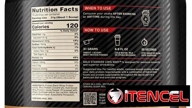 Whey Protein Optimum Nutrition 74 servicios de chocolate
