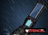 – Linterna con Panel Solar y Carga Ràpida.
