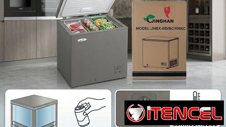 Nevera 3.5 pies JINGHAN. Funcion de mantener y Congelar Precio $225 USD transporte incluido Factura y garantía
