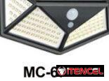 Lamparas LED de Pared con carga solar (12W)