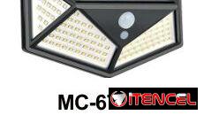 Lamparas LED de Pared con carga solar (12W)