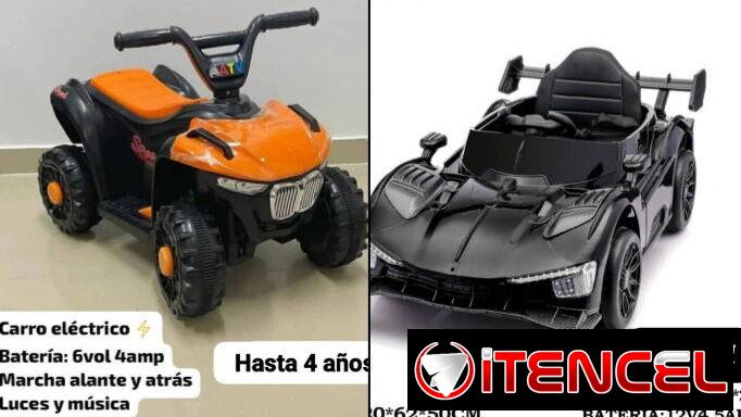 📢Bellos trasnportes(moticos y carros) para tus peques 📣