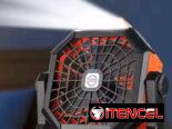Ventilador recargable con lámpara