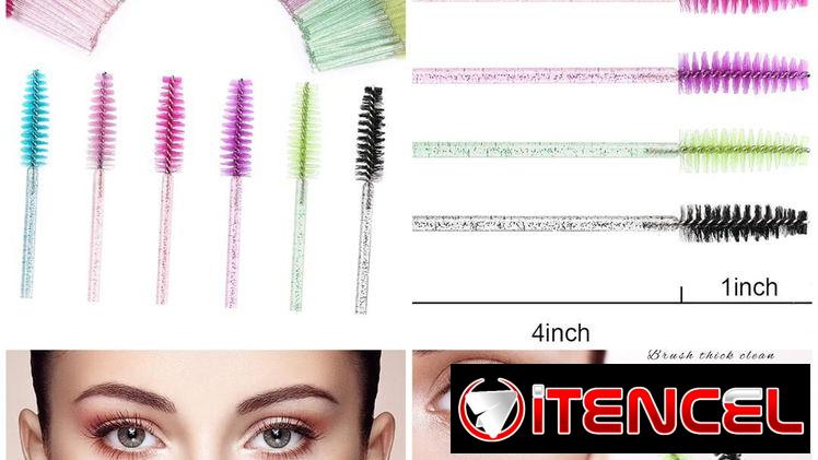 CEPILLOS PARA CEJAS Y PESTAÑAS (50 UNIDADES)