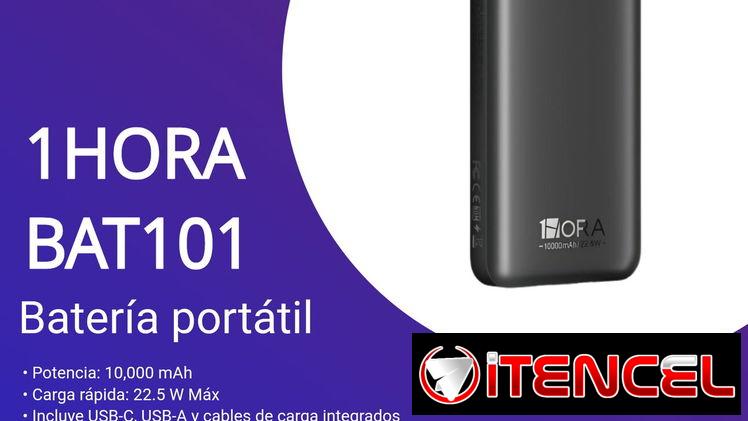 PowerBank o batería portátil 10,O0OmAh 1Hora
