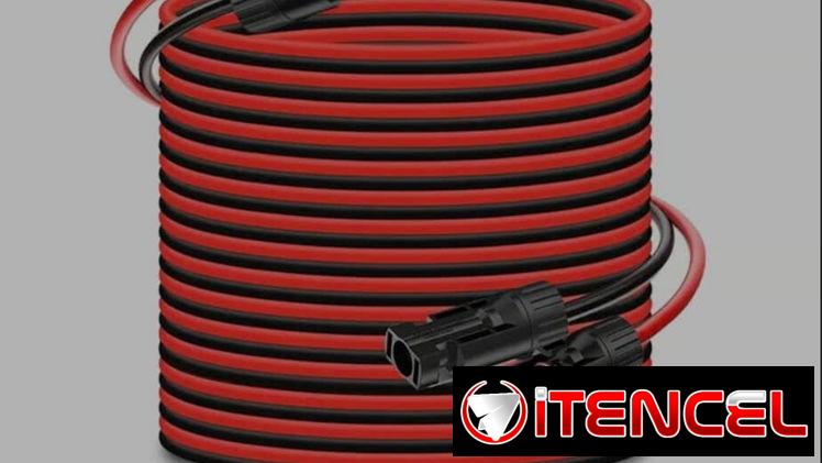 Cable de Extensión de panel solar 12 AWG, venta (12 USD/por metros)