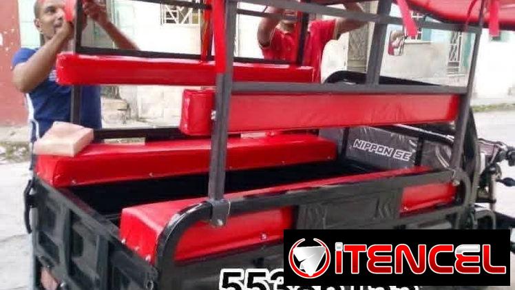 TECHOS, BANCOS Y PALABRISAS PARA TODO TIPO DE TRICICLOS